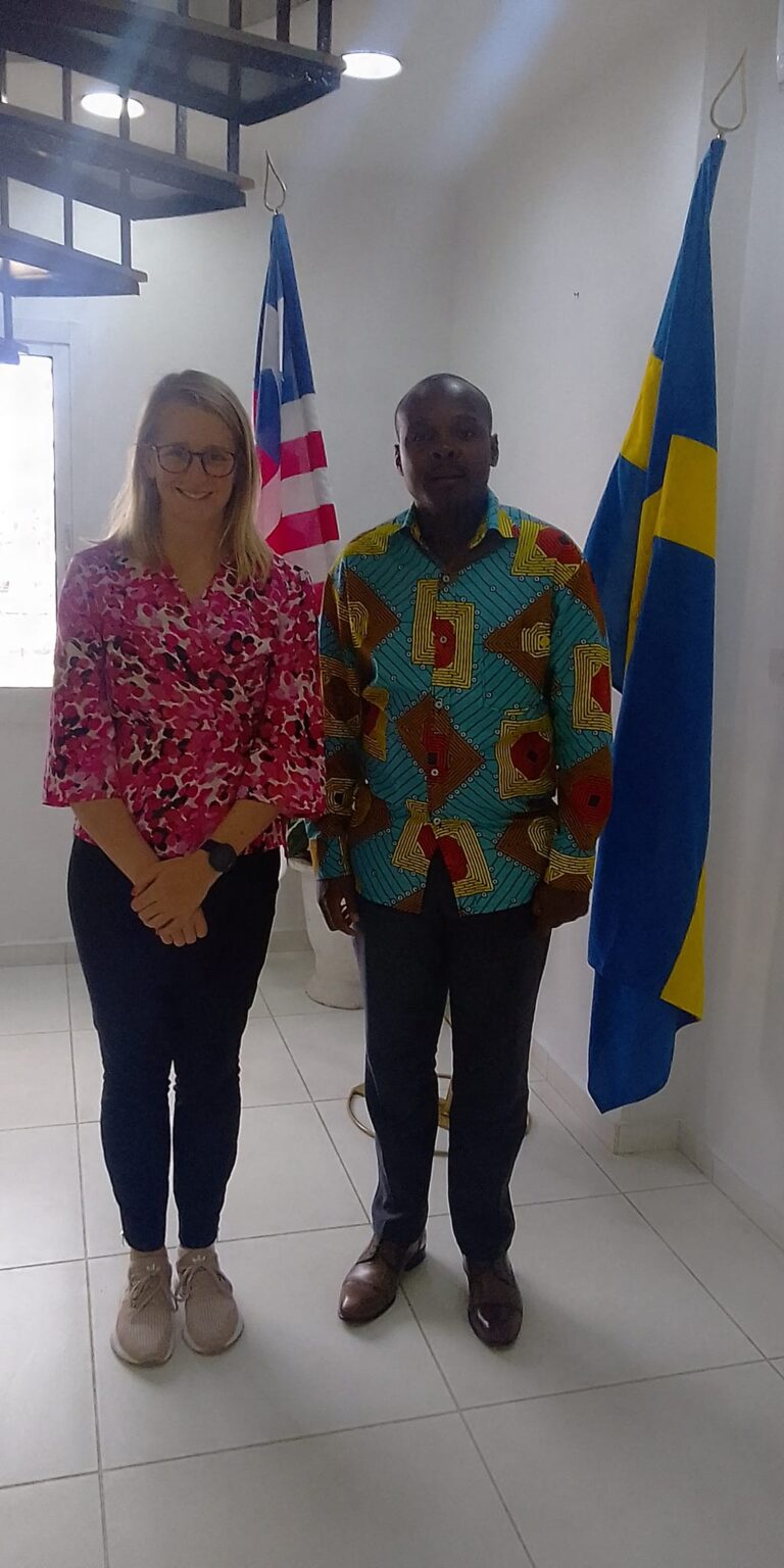 Taweh at Swedish Embassy in Monrovia